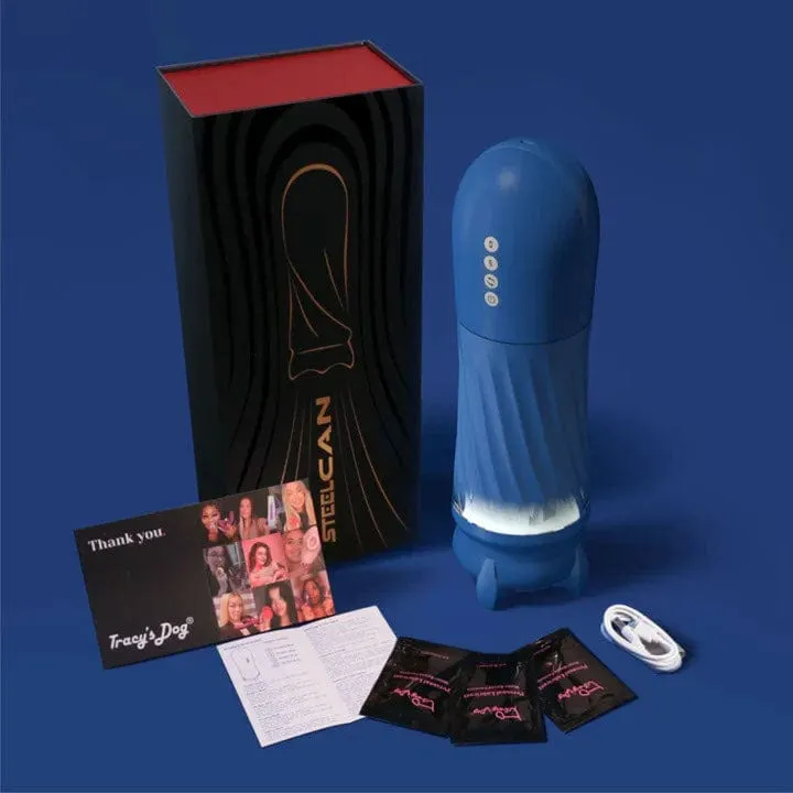 Tracy's Dog - Steelcan 3 in 1 Thrusting Vibrating Automatic Male Masturbator