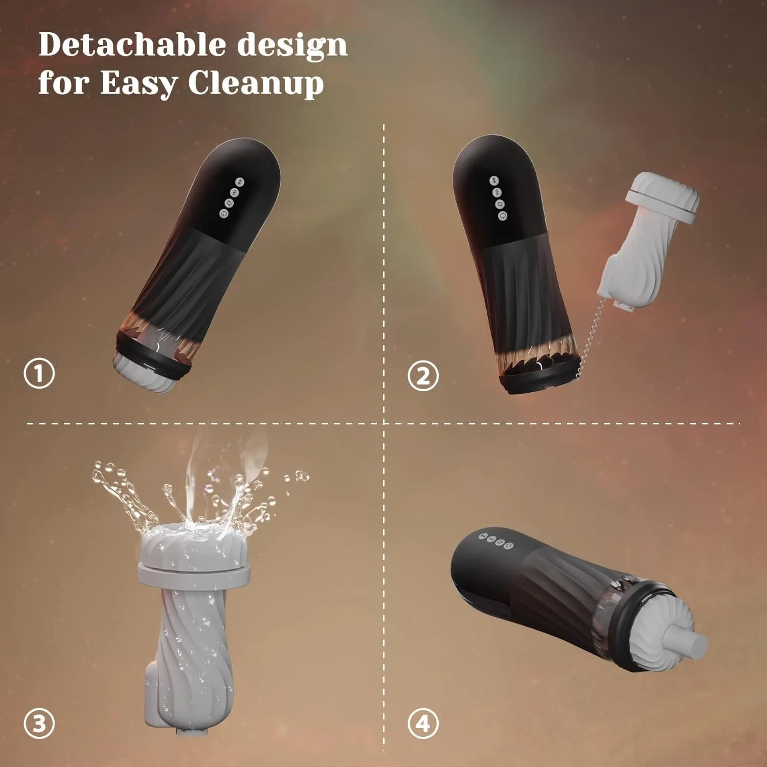 Tracy's Dog - Steelcan 3 in 1 Thrusting Vibrating Automatic Male Masturbator