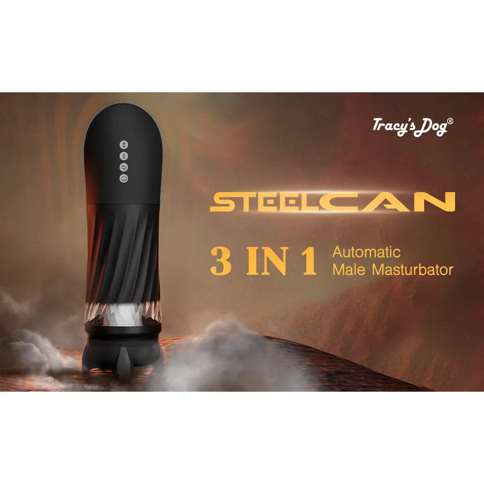 Tracy's Dog - Steelcan 3 in 1 Thrusting Vibrating Automatic Male Masturbator