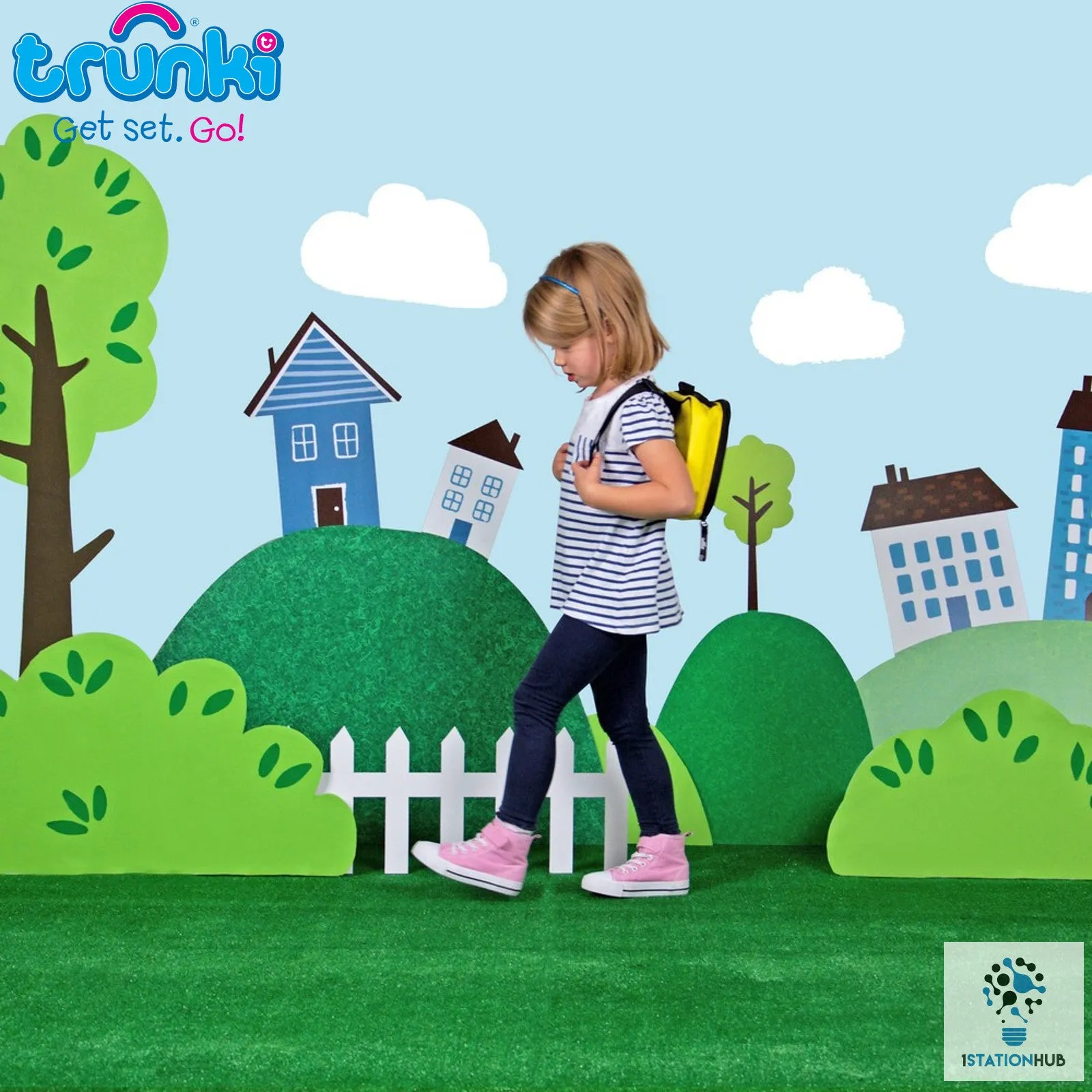 Trunki 2 in 1 Lunch bag Backpack - Yellow