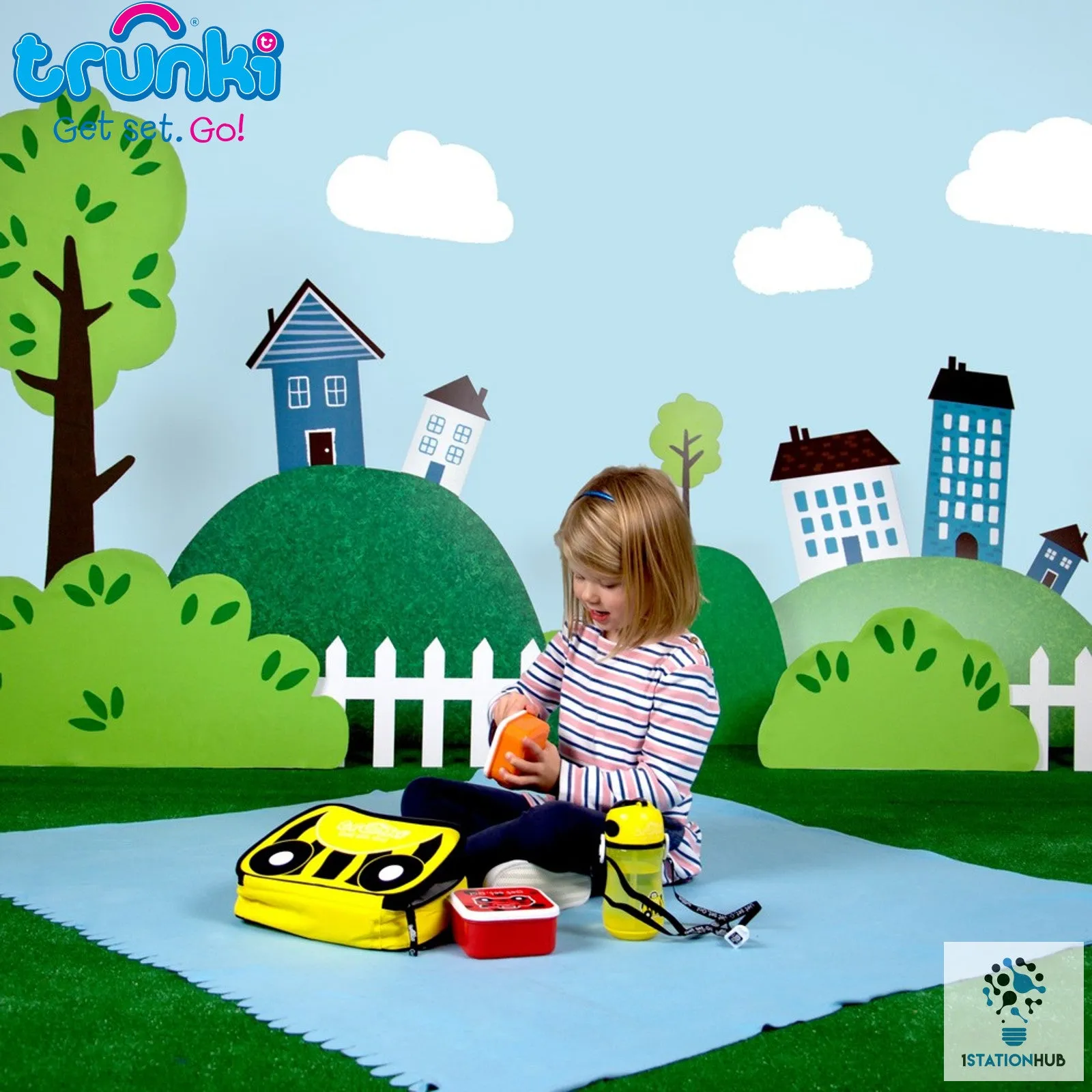 Trunki 2 in 1 Lunch bag Backpack - Yellow