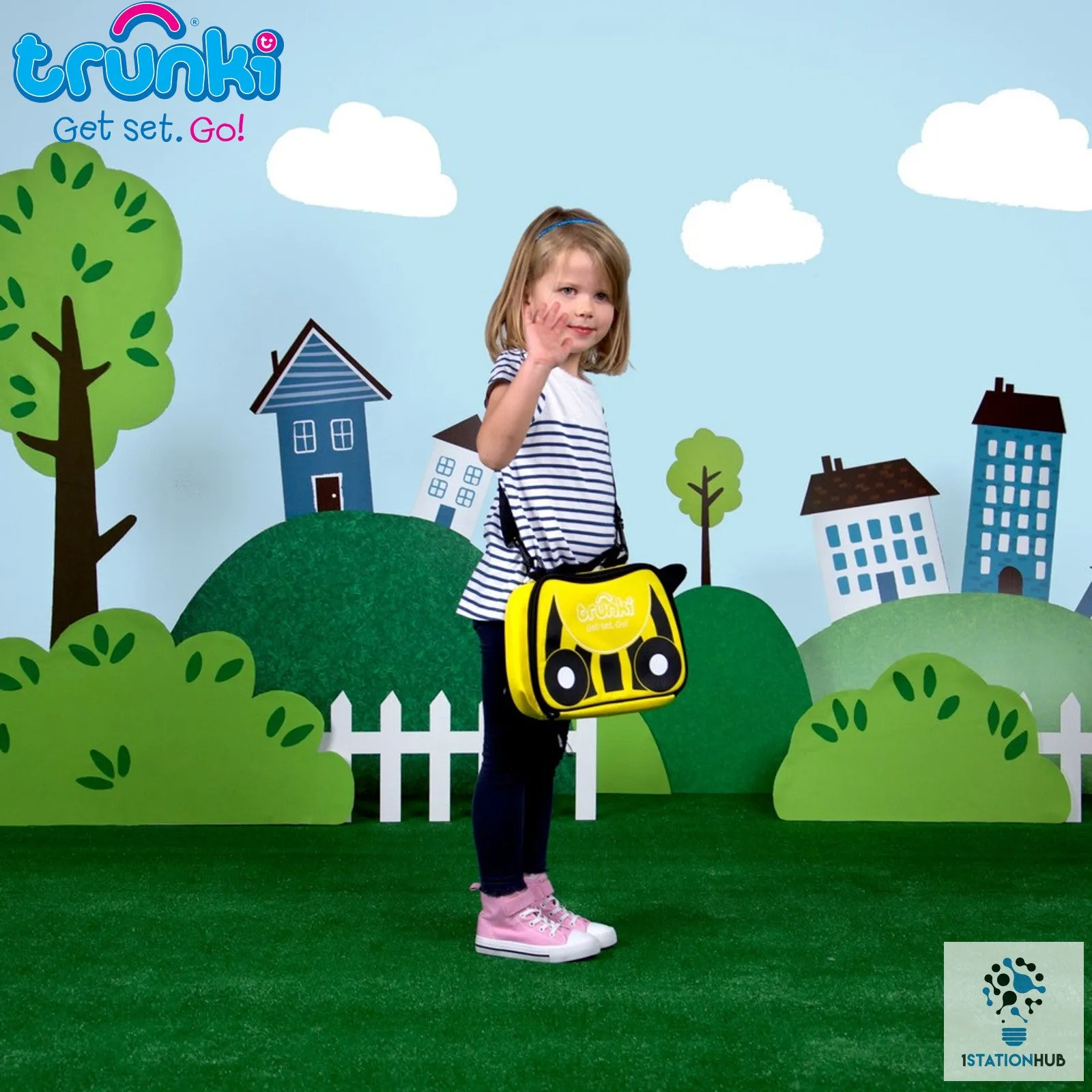 Trunki 2 in 1 Lunch bag Backpack - Yellow