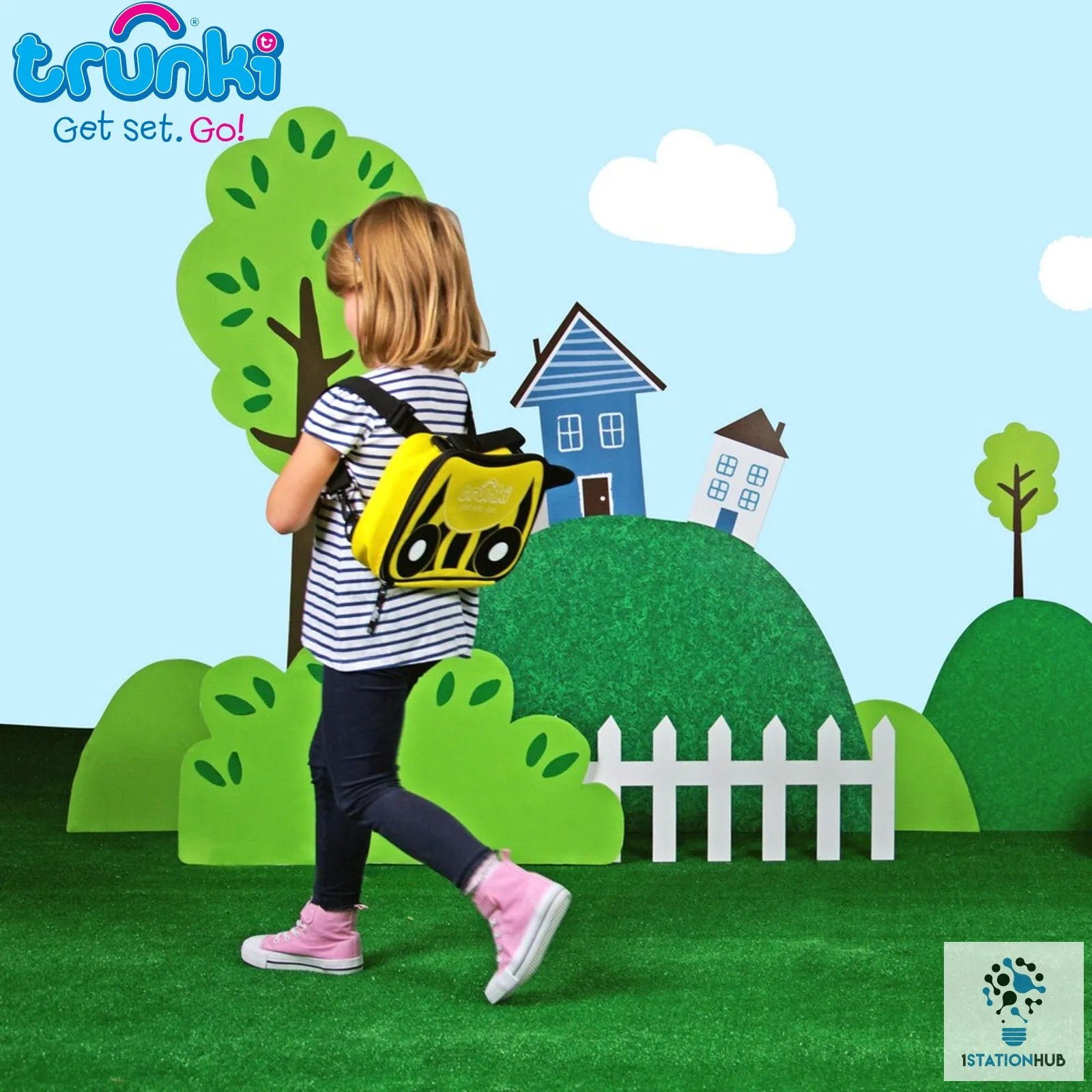 Trunki 2 in 1 Lunch bag Backpack - Yellow