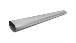 Vibrant Straight Oval Stainless Steel Piping, 4" O.D. - 5 feet long  - 13184