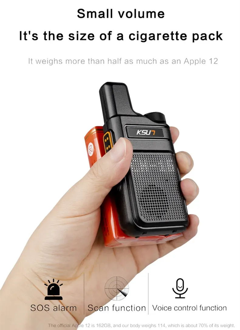 Walkie Talkie Portable Mini Communication Radio Profesional PMR 446  Talkie Walkies Two Way Radio Transceiver KSUN M6 Quality