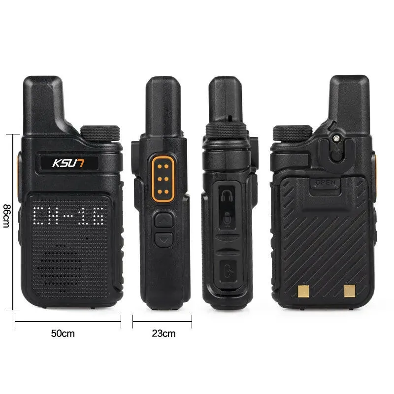 Walkie Talkie Portable Mini Communication Radio Profesional PMR 446  Talkie Walkies Two Way Radio Transceiver KSUN M6 Quality