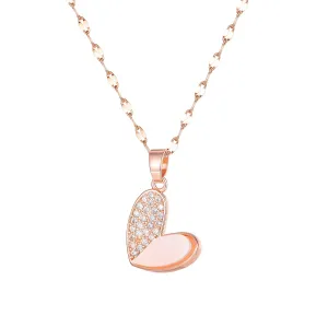 Women's Fashion Blinking Heart Pendant Necklace