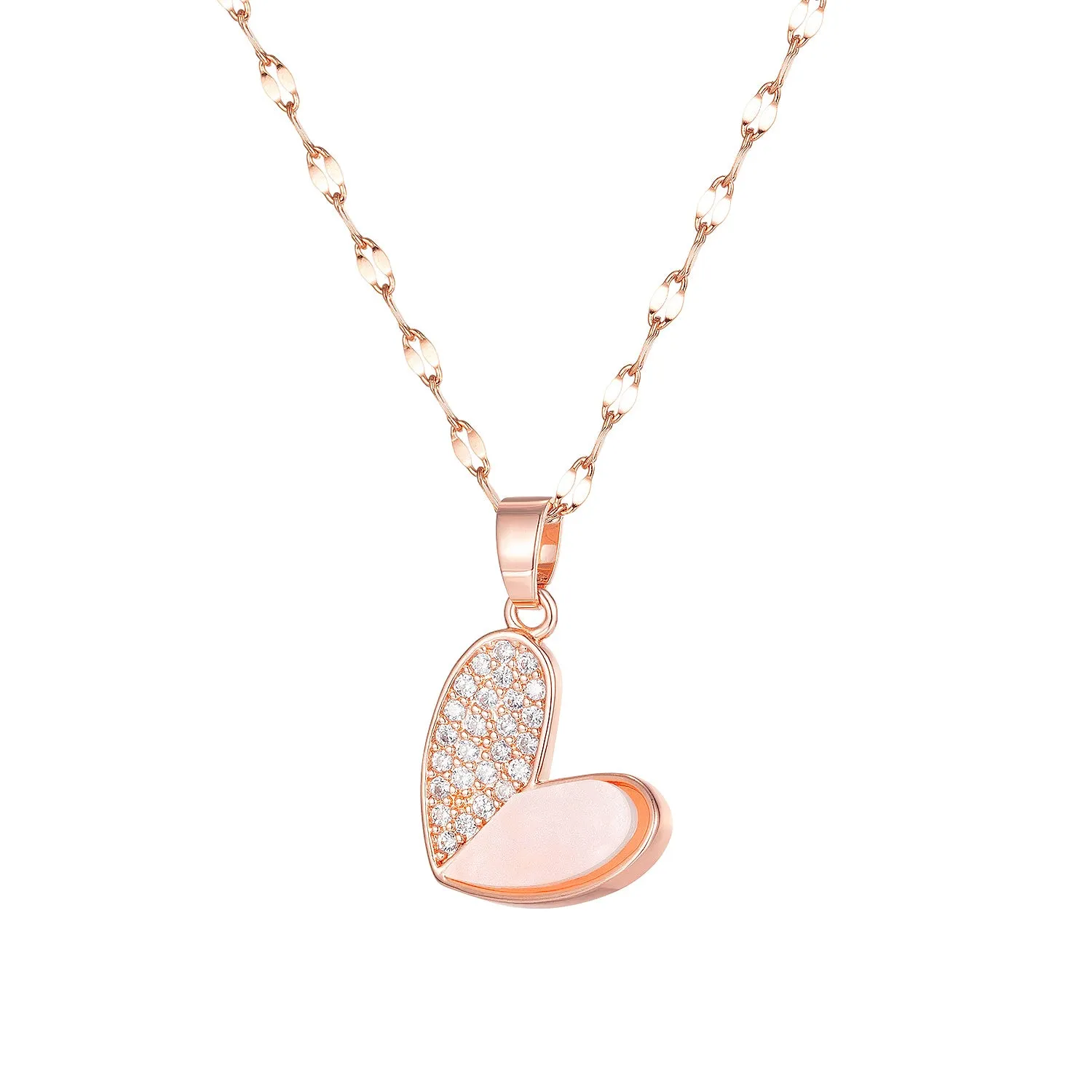 Women's Fashion Blinking Heart Pendant Necklace