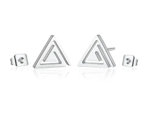Women's Fashion Blinking Triangle Stud Earrings