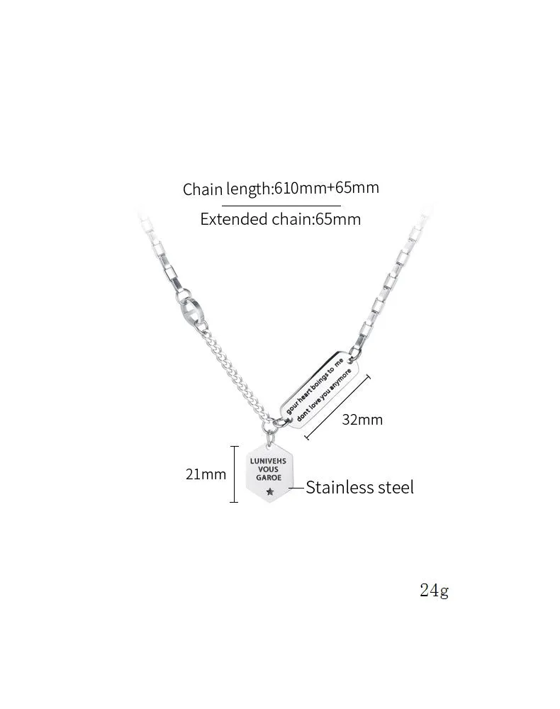 Women's Fashion Lunivehs Vous Garoe Pendant Necklace