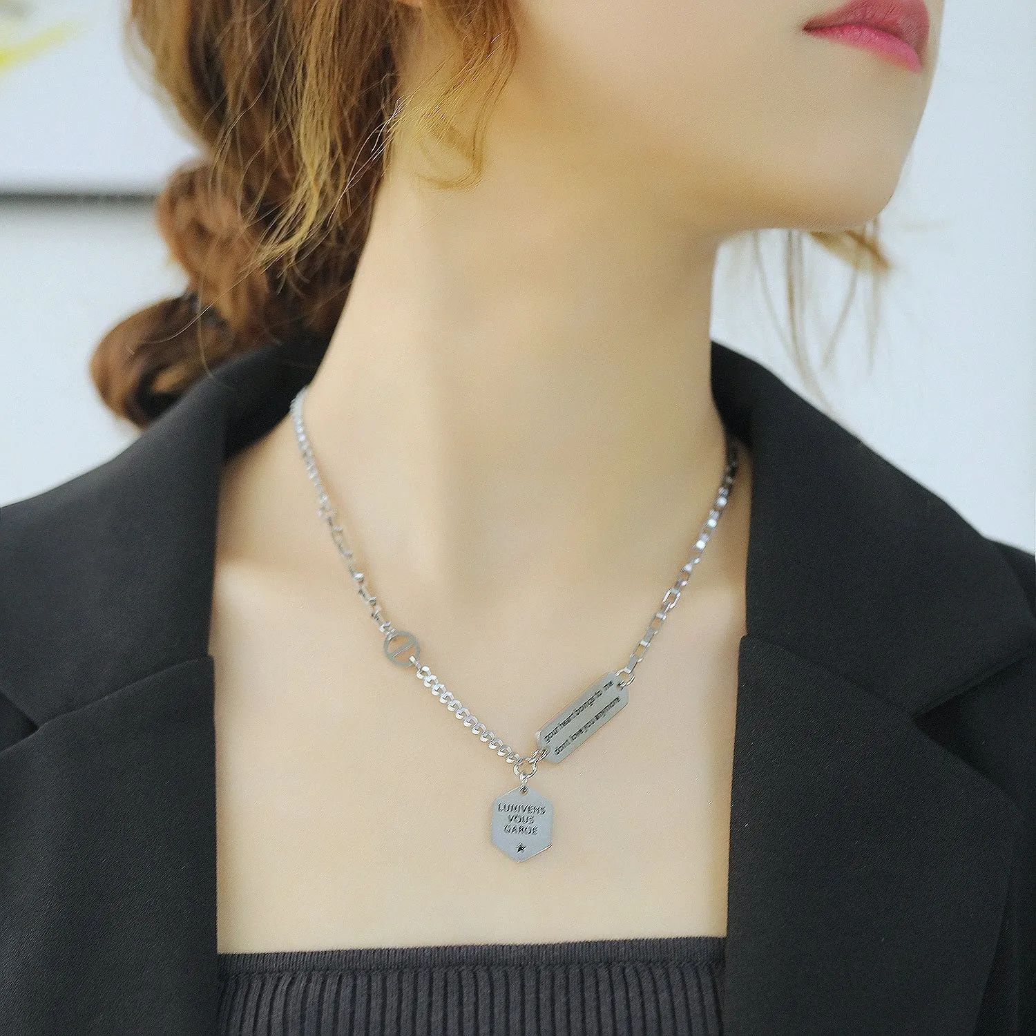 Women's Fashion Lunivehs Vous Garoe Pendant Necklace
