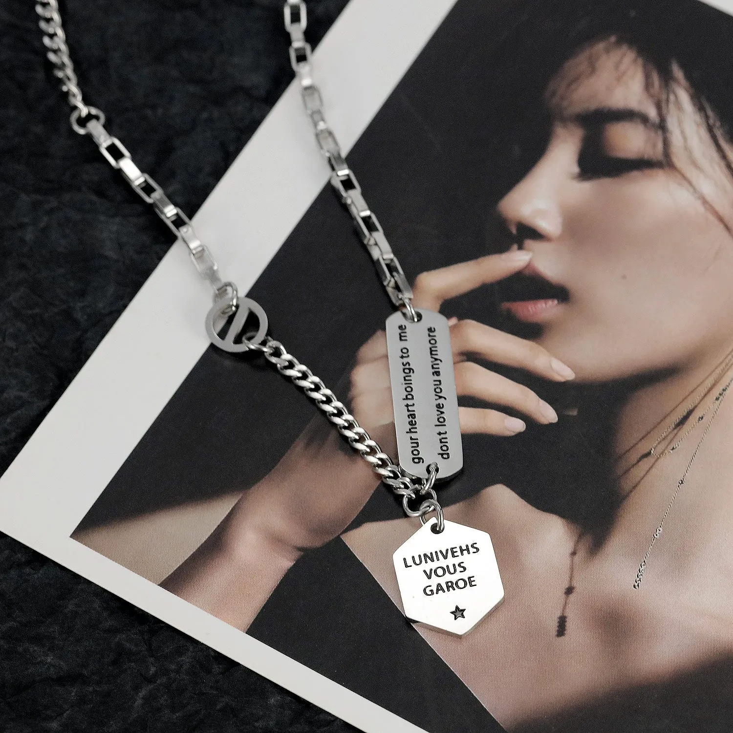 Women's Fashion Lunivehs Vous Garoe Pendant Necklace