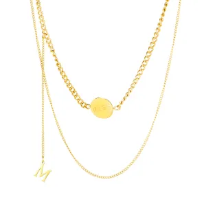 Women's Fashion MISS Pendant Necklace