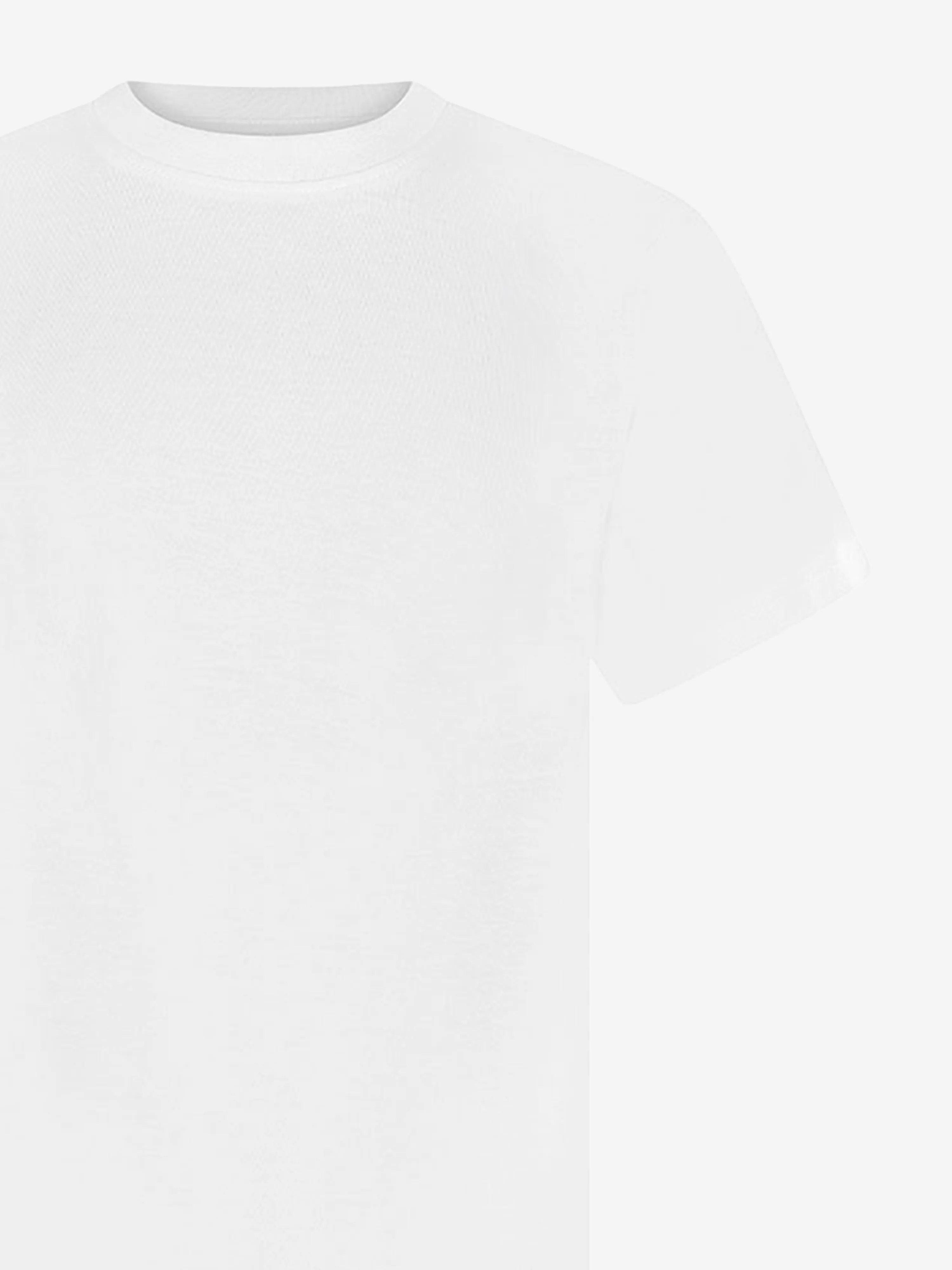 Zeco Kids School Crew Neck T-Shirt (Twin Pack) in White