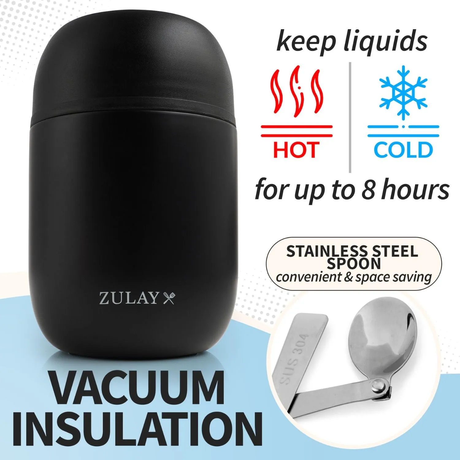 Zulay Vacuum Insulated Lunch Container
